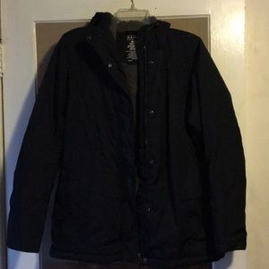 Black L.L.Bean winter coat
